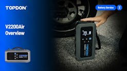 TOPDON V2200Air Overview| 2-In-1 Jump Starter and Tire Inflator