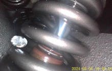 The broken exhaust valve spring is the cause of the driveability fault. Keep in mind that a broken spring can present intermittent faults or faults that only occur under certain operating conditions. It’s important to realize that a broken spring can still allow a perfectly passing compression test (or relative compression test) but fail a running test miserably.