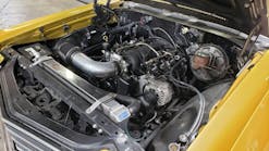 GM LS platform in a second gen A-Body wagon using an Edelbrock Pro-Flo 4+ EFI engine management system.