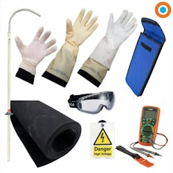 Figure 1 — While working on hybrid vehicles, you'll need the appropriate PPE to stay safe, which includes insulated gloves, insulated hand tools, and a minimum Matco CAT 3 DVOM, to name a few.