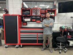 Felipe Salazar Jr. Milwaukee Toolbox Setup