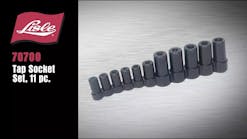 Lisle 70700 Tap Socket Set, 11 pc