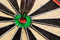 Dartboard bull's eye